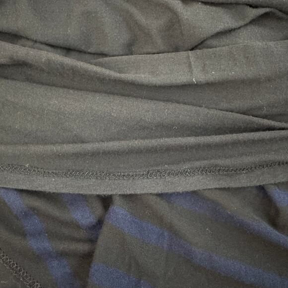 Theory Womens Genessa Casual Dress Size P (XS) Stripe Wrap Lightweight Brown - Picture 5 of 7